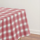 Gingham Charme Rot Tischdecke (Beispiel)