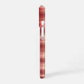 Gingham Check Love Ribbon Phone Case iPhone 16 Hülle (Linke Seite)