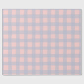 Gingham Check Pattern with White Speckles Geschenkpapier (Flach)