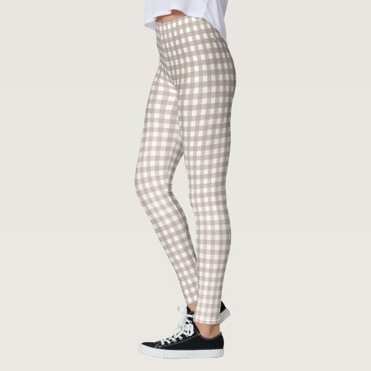 Gingham Checked Pattern Leggings (Links)