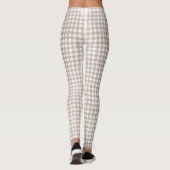 Gingham Checked Pattern Leggings (Rückseite)