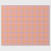 Gingham Checkerboard in Pastel Pinks Geschenkpapier (Flach)