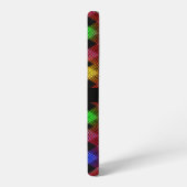 Gingham Checkered Multicolored Pattern Individuell Samsung Galaxy Hülle (Linke Seite)