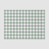 Gingham Checkered Patten in Pastellfarben Seidenpapier (Vorderseite)