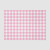 Gingham Checkered Patten in Pastellfarben Seidenpapier (Vorderseite)