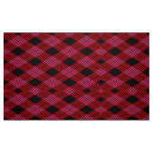 Gingham Checkered Red and Black Pattern Fabric Stoff (Fat Quarter (45,7 x 55,9 cm))