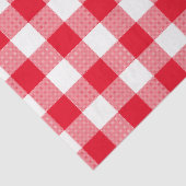 Gingham Checkered Striping Muster Template Seidenpapier (Ausschnitt)