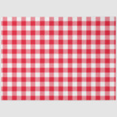 Gingham Checkered Striping Muster Template Seidenpapier (Vorderseite)
