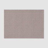 Gingham-Chocolate-Brown-Tissue-Umpackpapier Seidenpapier (Vorderseite)