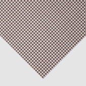 Gingham-Chocolate-Brown-Tissue-Umpackpapier Seidenpapier (Ausschnitt)