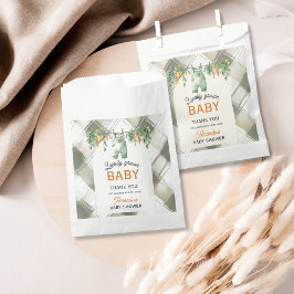 Gingham Clothesline Vor-Ort-Kinderdusche Geschenktütchen