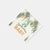 Gingham Clothesline Vor-Ort-Kinderdusche Serviette (Ecke)