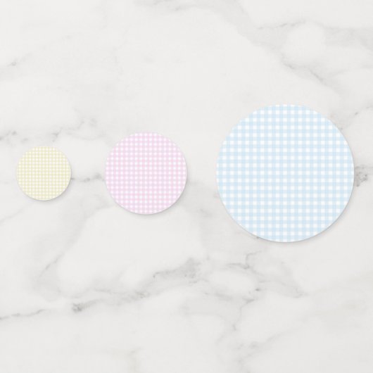 Gingham Confetti 2 Konfetti (Vorderseiten)