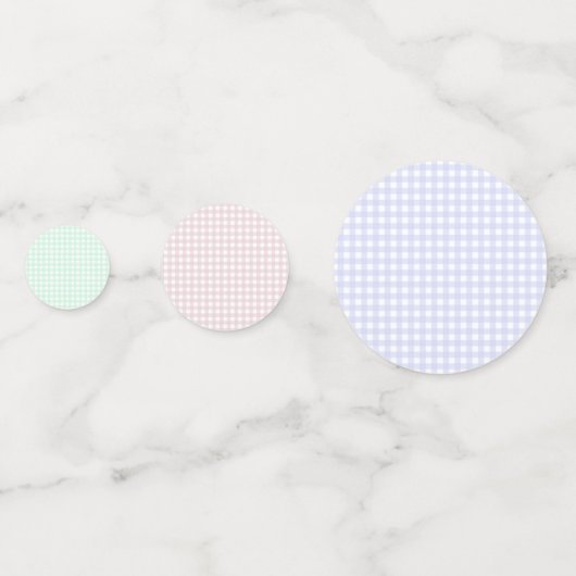 Gingham Confetti 2 Konfetti (Rückseiten)