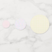 Gingham Confetti Konfetti (Rückseiten)