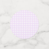 Gingham Confetti Konfetti (Klein Vorderseite)