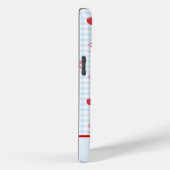 Gingham Coquette Bow Cherry iPhone Case (Rückseite / Rechts)