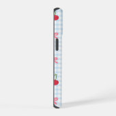 Gingham Coquette-Bow Cherry-iPhone-Hülle iPhone 15 Hülle (Rechte Seite)