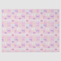 Gingham Coquette Schleifen Baby Shower Mädchen Geb