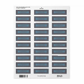 Gingham Cottage Cozy Blue and Brown Check Pattern (Vorne)