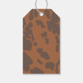 Gingham Cowboy Thank You Tag Geschenkanhänger (Rückseite)