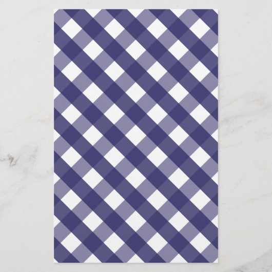 Gingham Crab Personalisiert Stationery (Rückseite)