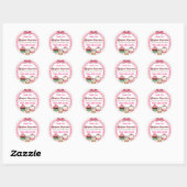 Gingham Cupcakes Stickers (Blatt)