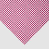 Gingham-Dark-Pink-Gewebe-Umhüllungspapier Seidenpapier (Ausschnitt)