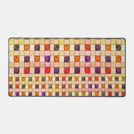 Gingham Desk Mat Schreibtischunterlage