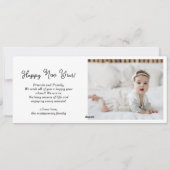 Gingham Dog Weihnachtskarte Feiertagskarte (Rückseite)