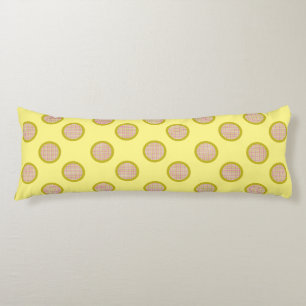 Gingham Dots, grünes Kissen