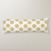 Gingham Dots, weißes Kissen (Rückseite)