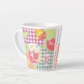 Gingham Dreaming of Summer Latte Milchtasse (Linke Ecke)