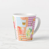 Gingham Dreaming of Summer Latte Milchtasse (Rechte Ecke)