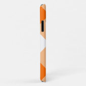 Gingham - dunkle und pastellfarbene Orange Phone C Case-Mate iPhone Hülle (Hinten/Rechts)