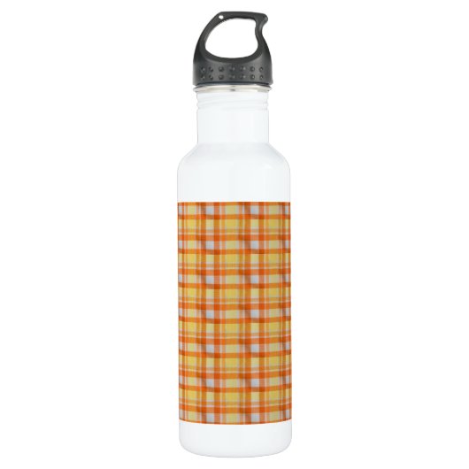 Gingham Edelstahlflasche (Vorderseite)