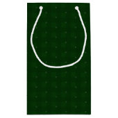 Gingham Feliz Navidad Kleine Geschenktüte (Rückseite)