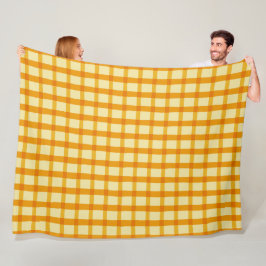 Gingham Fleecedecke