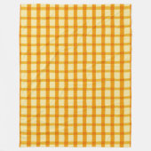 Gingham Fleecedecke (Vorderseite)