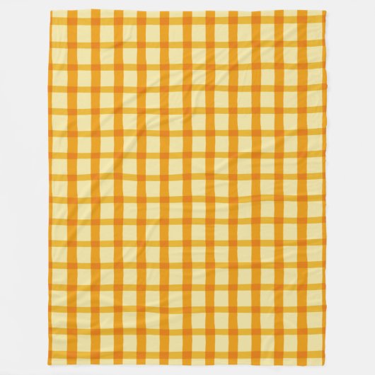 Gingham Fleecedecke (Vorderseite)
