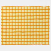 Gingham Fleecedecke (Vorderseite (Horizontal))