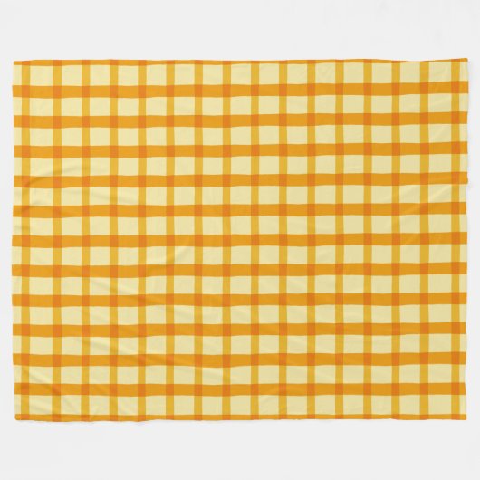Gingham Fleecedecke (Vorderseite (Horizontal))