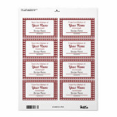 Gingham Food Label (Vorne)