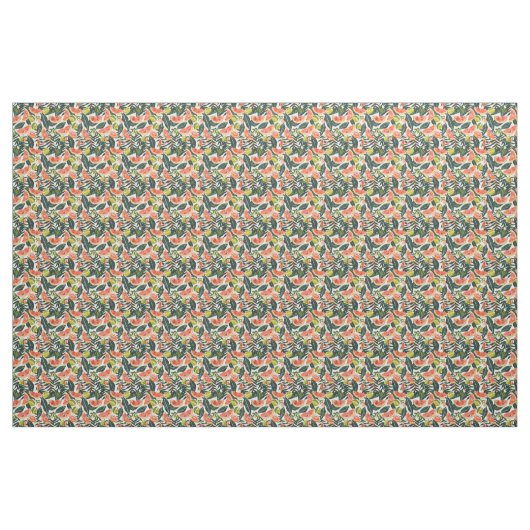 Gingham-Fruchtmuster Stoff (Yard (91,4 cm))