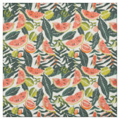 Gingham-Fruchtmuster Stoff (Muster)