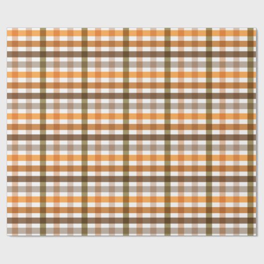 Gingham Geschenkpapier (Flach)