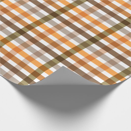 Gingham Geschenkpapier (Ecke)