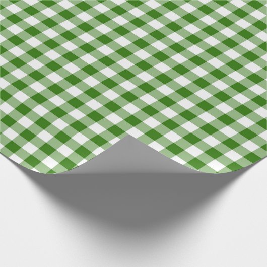 Gingham Geschenkpapier (Ecke)