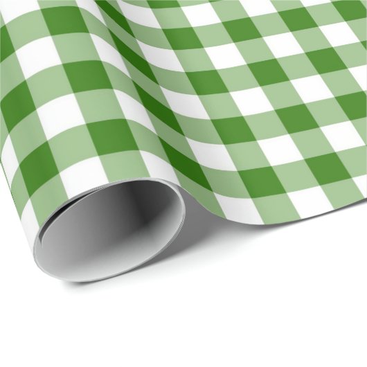 Gingham Geschenkpapier (Rolleneckpunkt)