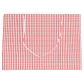 Gingham Gift Tasche Große Geschenktüte (Vorderseite)